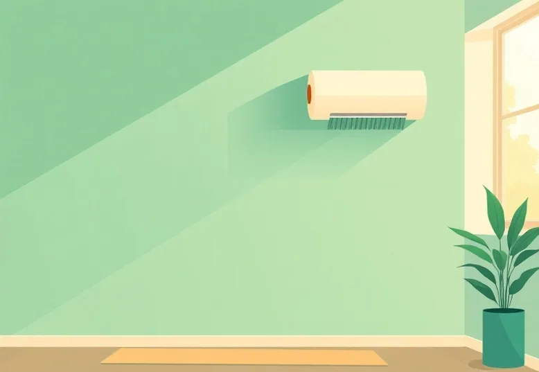 Pose de papier peint, rouleau et brosse à maroufler